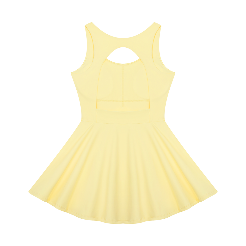EMPIRE Women's Open-Back Tennis Dress — Empire Colorful Colibri
