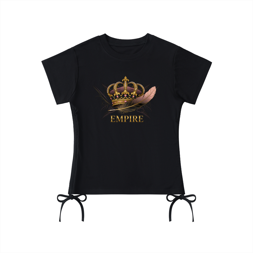 EMPIRE Essential Drawstring T-Shirt — Premium Women's Streetwear