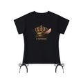 EMPIRE Essential Drawstring T-Shirt — Premium Women's Streetwear