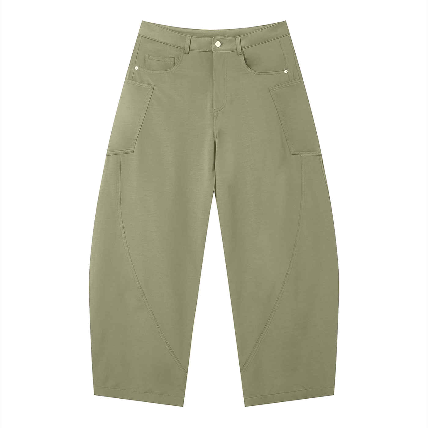 EMPIRE Barrel Leg Pants — Structured Ease
