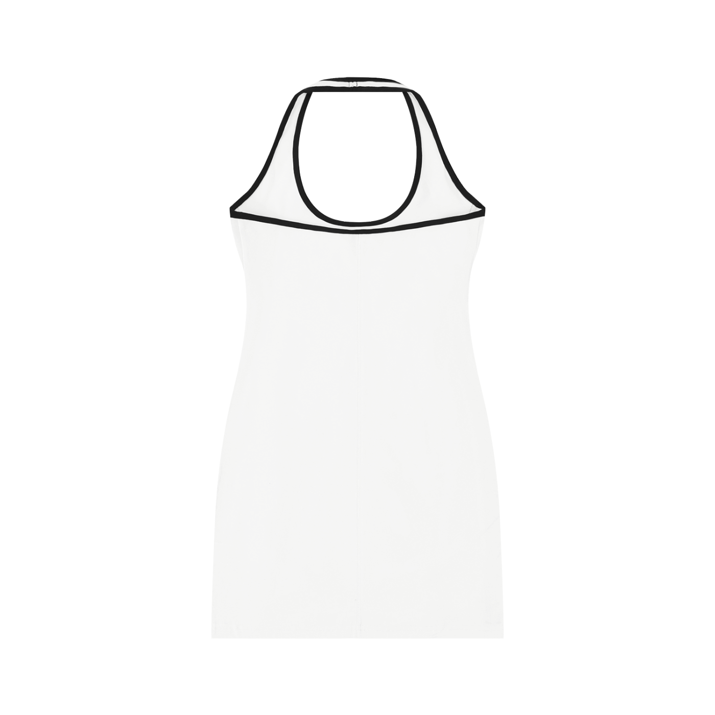 EMPIRE Binding Tight Halter Dress — Contrast Edge