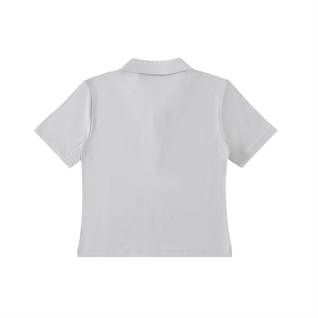 EMPIRE Women's Fitted Short-Sleeve Polo Shirt