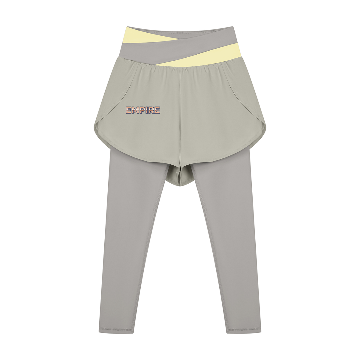 EMPIRE Gold Reflect Flare Yoga Leggings — Reflective Flow