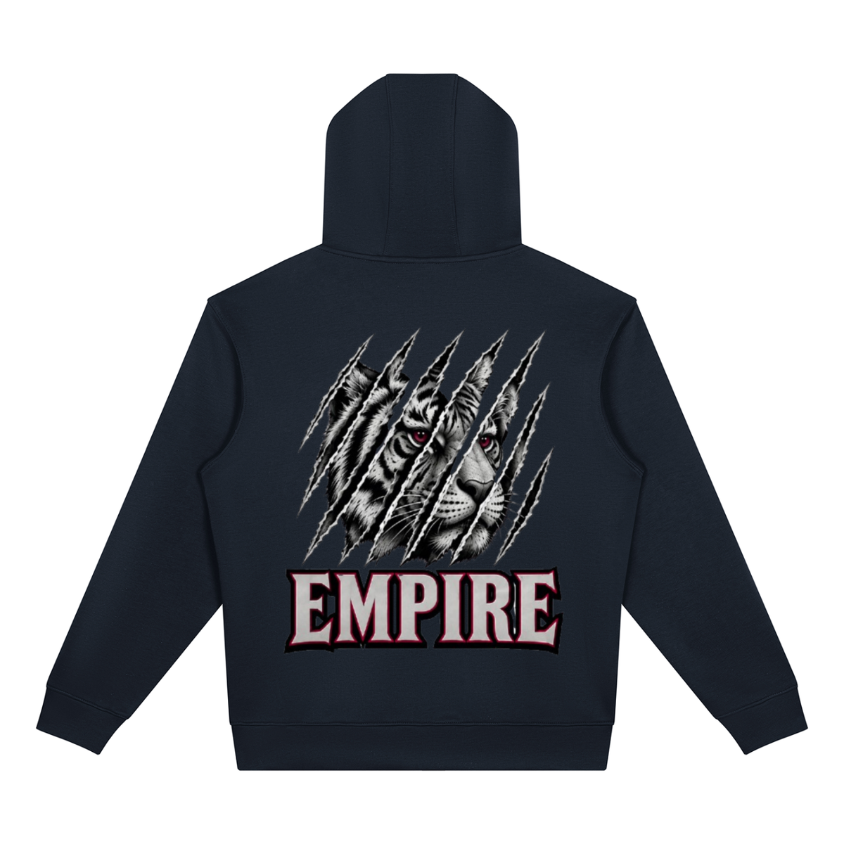 EMPIRE Men’s Drop-Shoulder Full-Zip Hoodie — Empire Iron Tiger Fragmenté