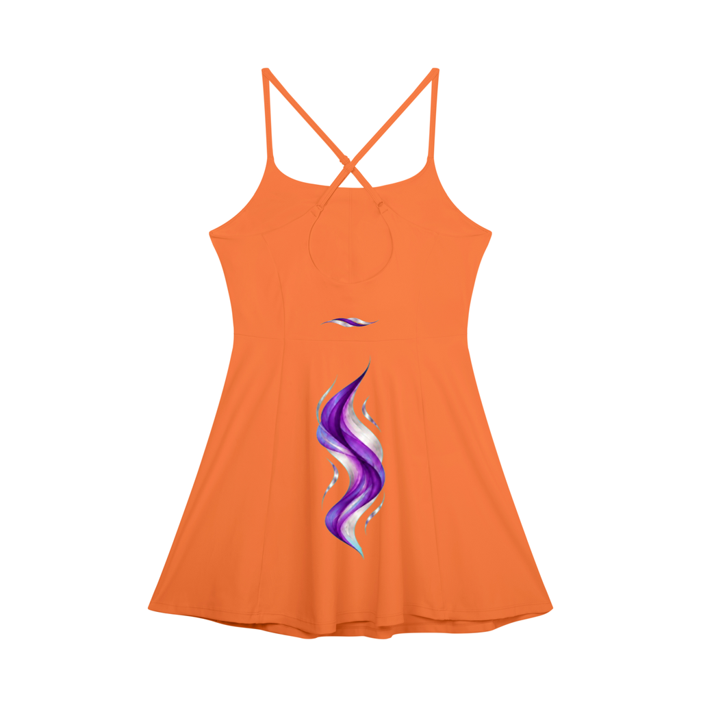 EMPIRE Women's Paneled A-Line Dress — Prism Tide