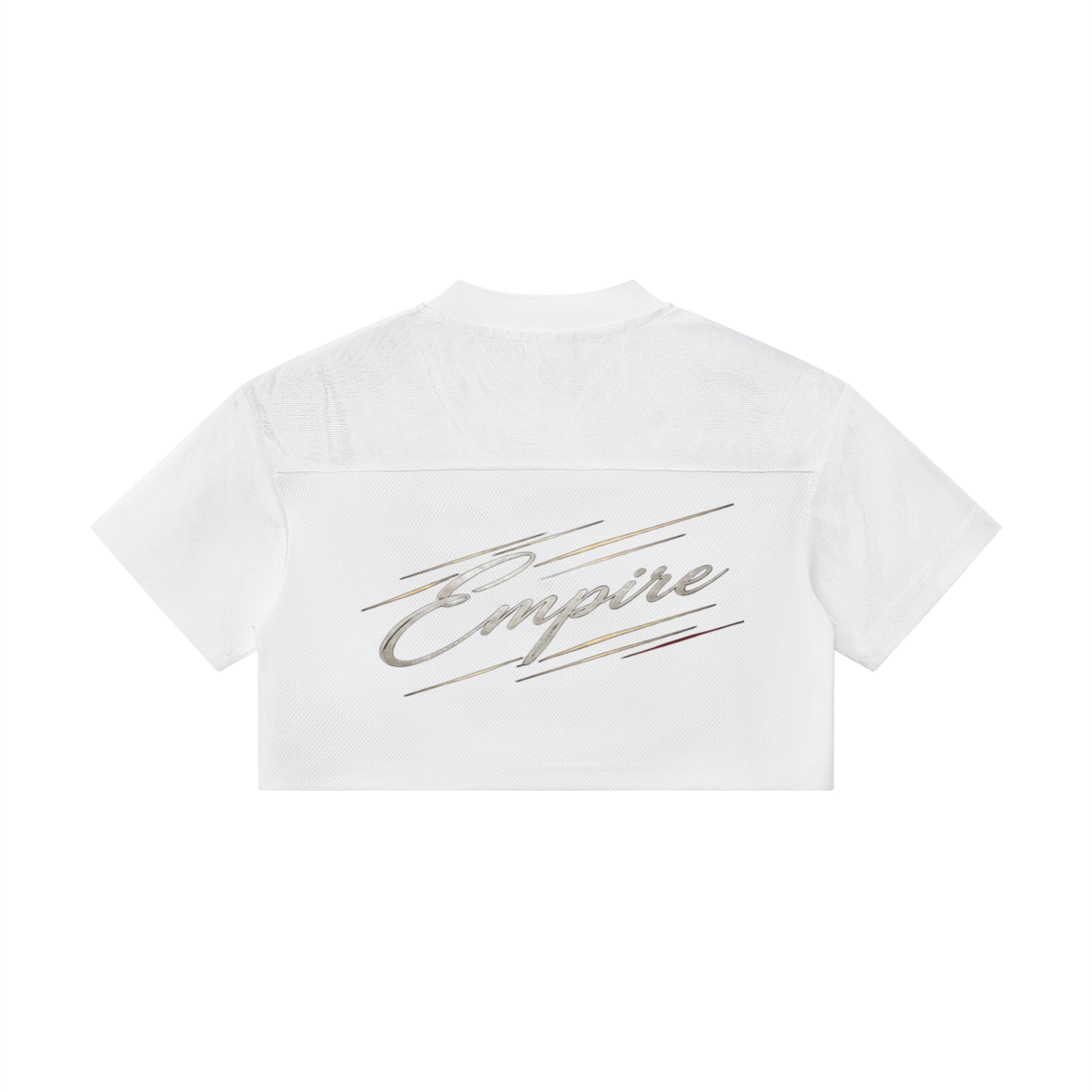 EMPIRE Women's Cropped V-Neck Jersey — Courtline Signature