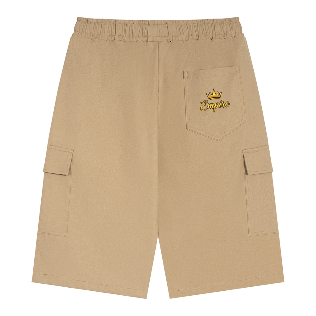 EMPIRE Drawstring Cargo Shorts — Men's Premium Heavyweight Streetwear