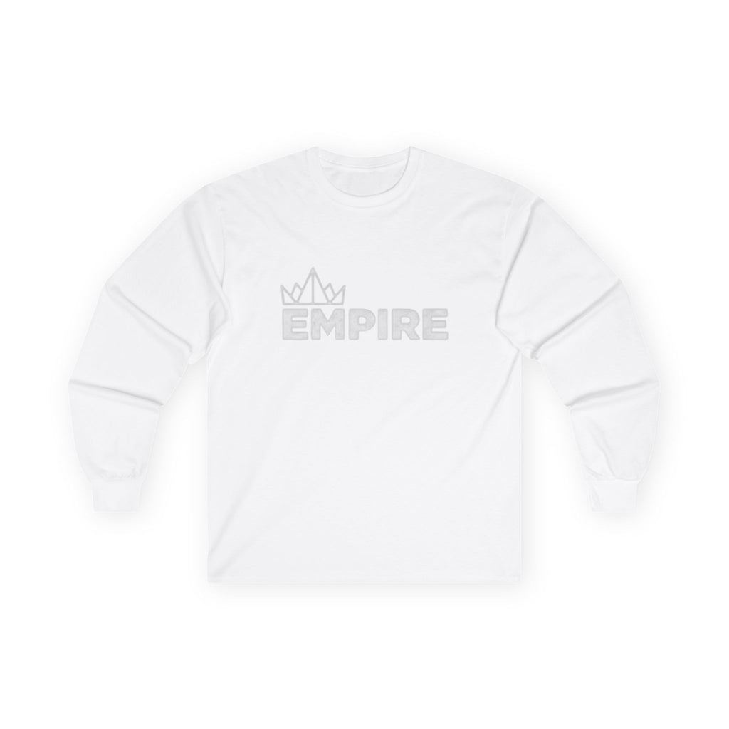 EMPIRE Crown Long Sleeve Tee — Premium Men's Cotton Shirt
