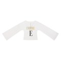 EMPIRE Women's V-Neck Bell-Sleeve Top