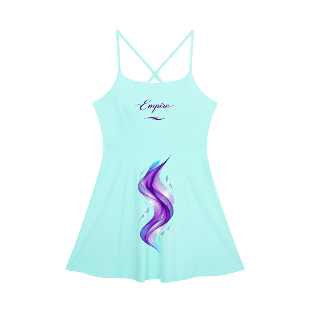 EMPIRE Women's Paneled A-Line Dress — Prism Tide