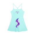 EMPIRE Women's Paneled A-Line Dress — Prism Tide