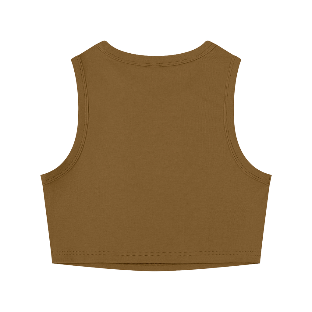 EMPIRE Tight Crewneck Crop Tank Top — Second Skin