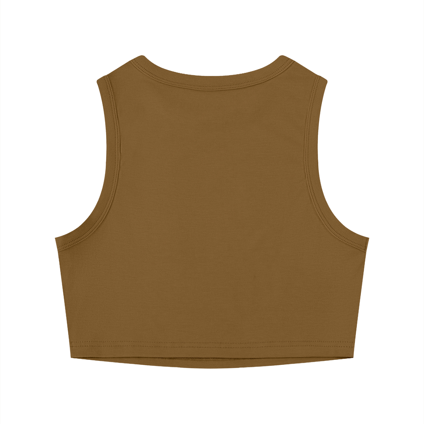 EMPIRE Tight Crewneck Crop Tank Top — Second Skin