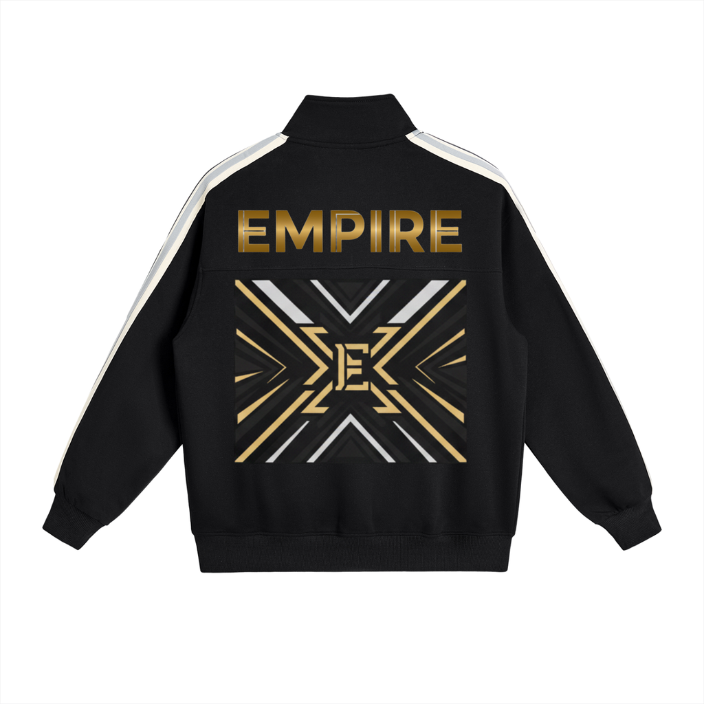 EMPIRE Men’s Contrast Side-Stripe Stand-Collar Jacket — Velocity Graphic