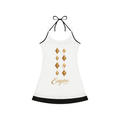 EMPIRE Women's Short Sleeveless Dress — Gold Facets