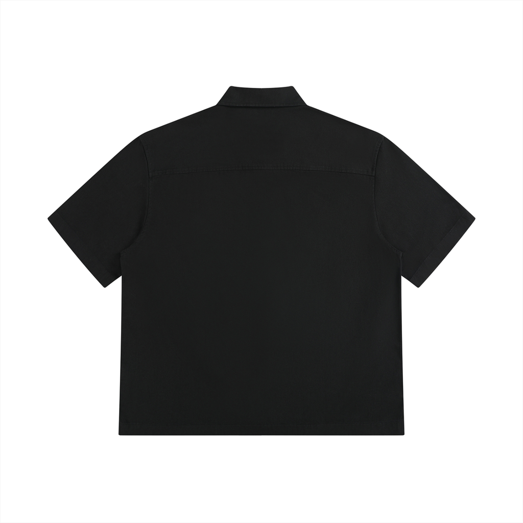 EMPIRE Men’s Boxy Patch-Pocket Short-Sleeve Shirt — Empire Gold