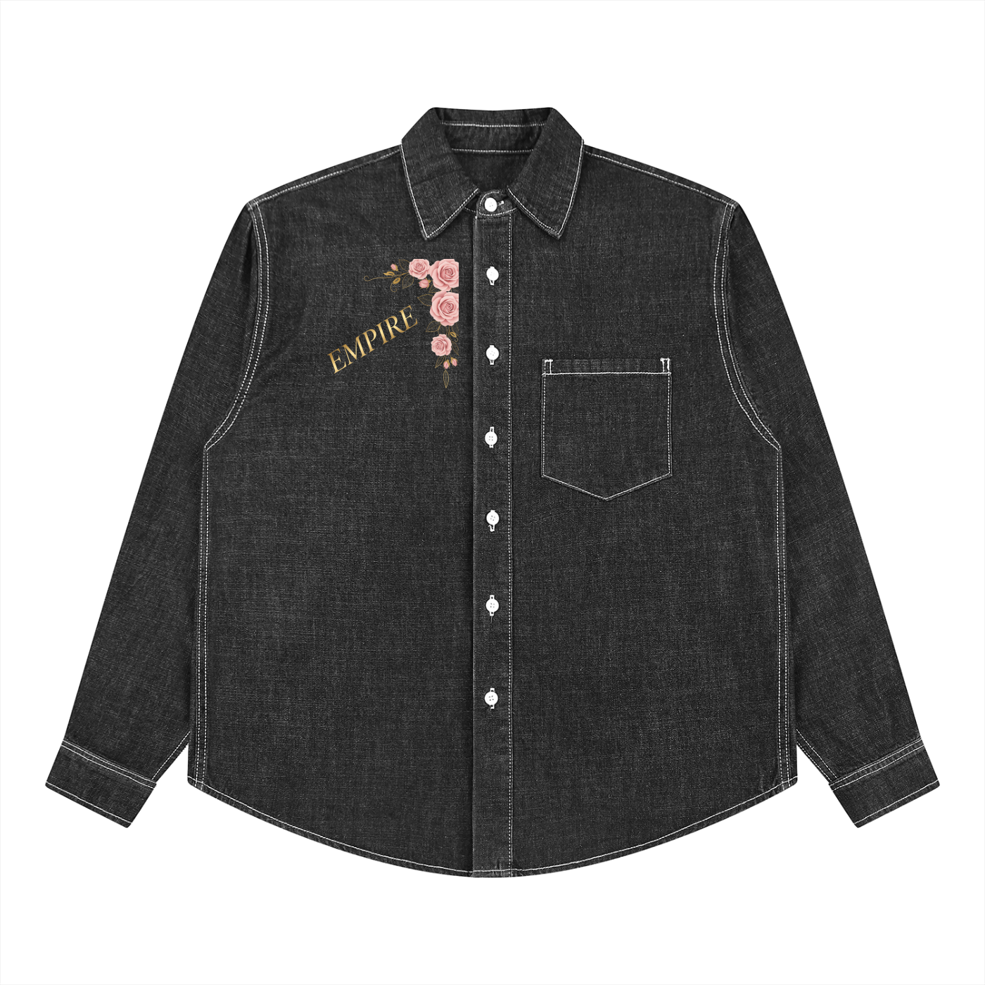EMPIRE Denim Drape — Refined Edge