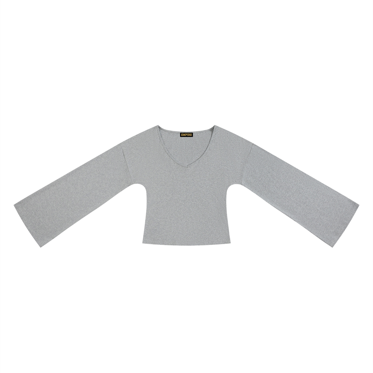 EMPIRE Women's V-Neck Bell-Sleeve Top