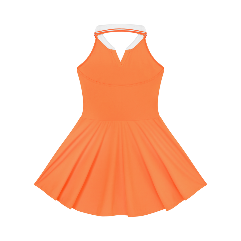 EMPIRE Collared Halter A-Line Tennis Dress — Court Presence