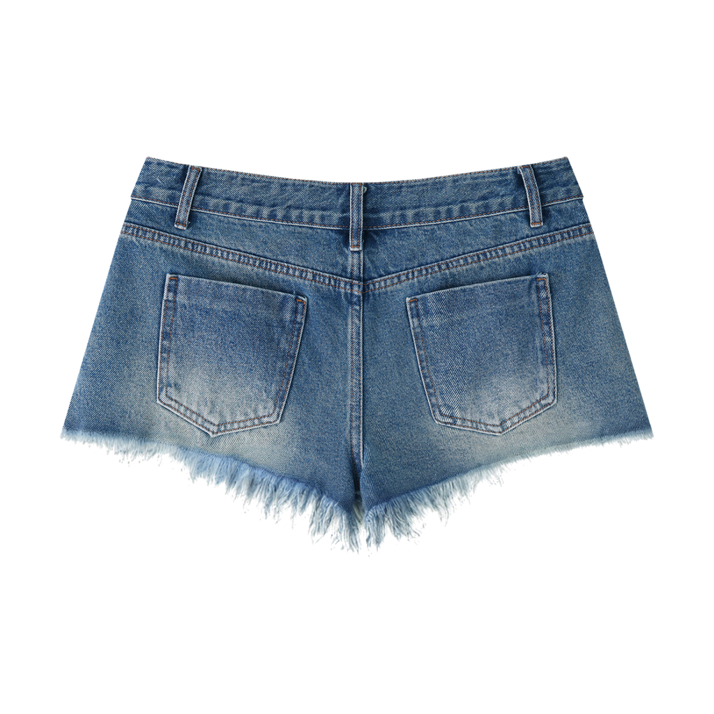 EMPIRE Denim Cut — Frayed Edge Statement