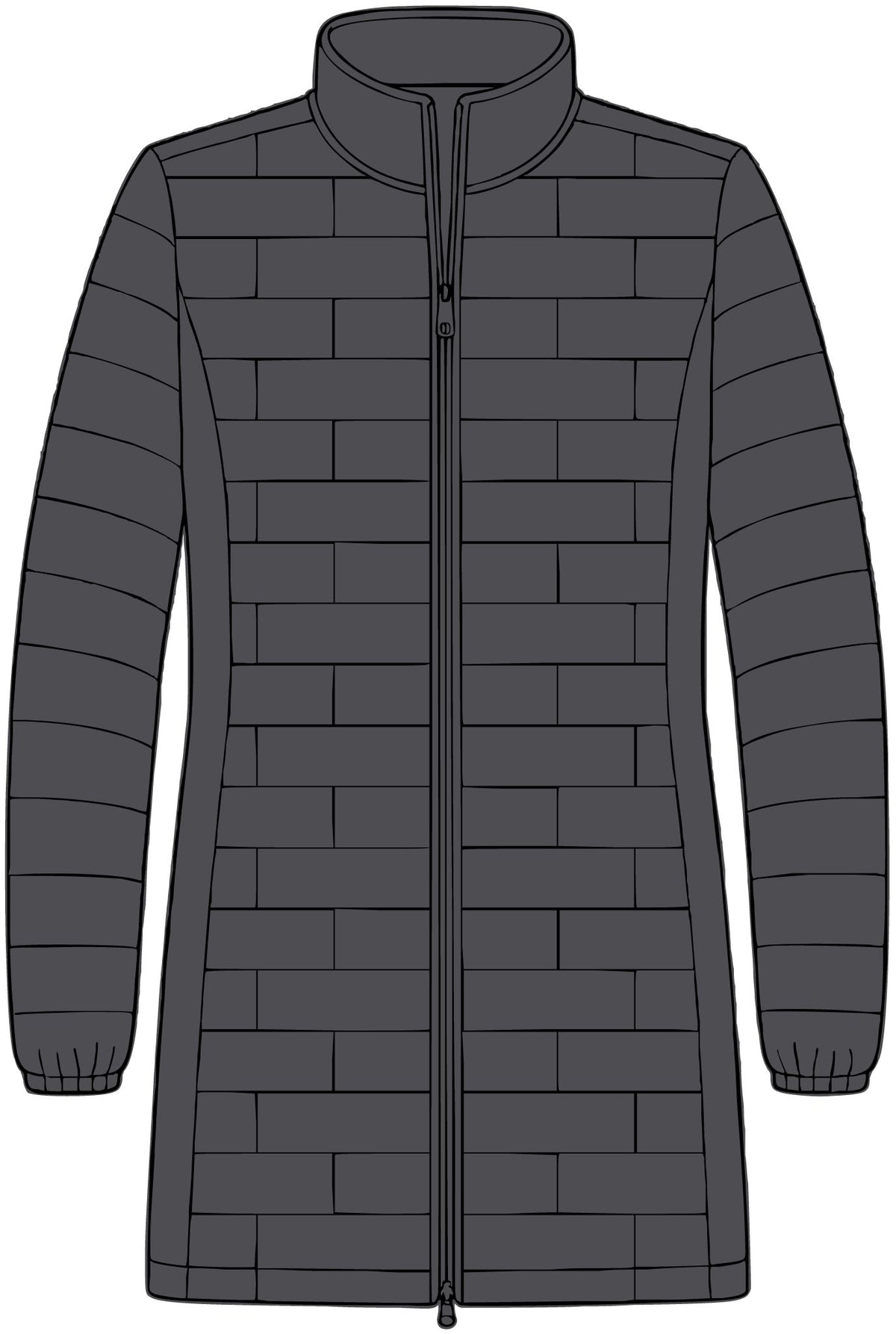 EMPIRE Women's Longline Quilted Jacket — Lys Signature