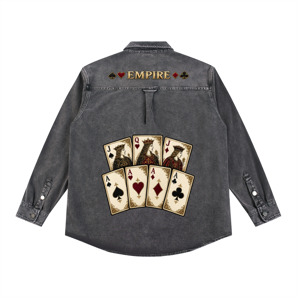 EMPIRE Men’s Washed Denim Jacket — Empire Royal Deck