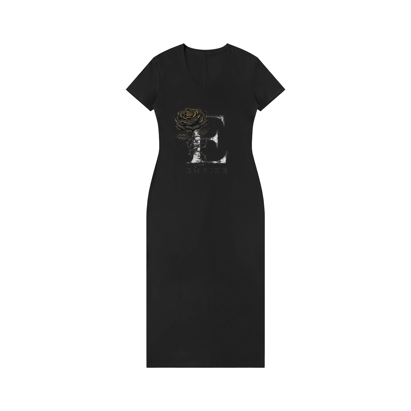 EMPIRE V-Neck Maxi Dress — Premium Women's Luxury Wear