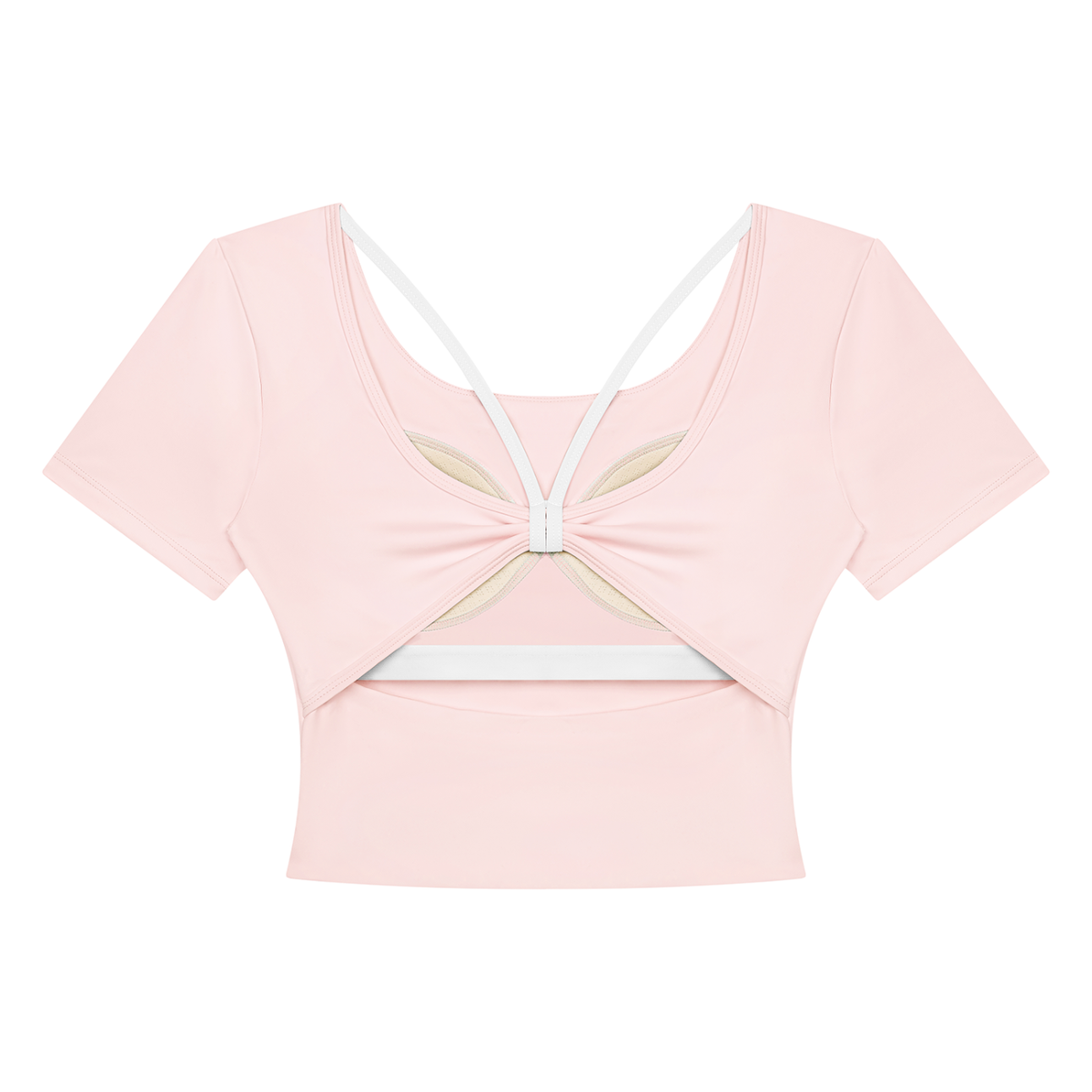 EMPIRE Women's Color-Block Cropped Tee — Empire Silk Knot