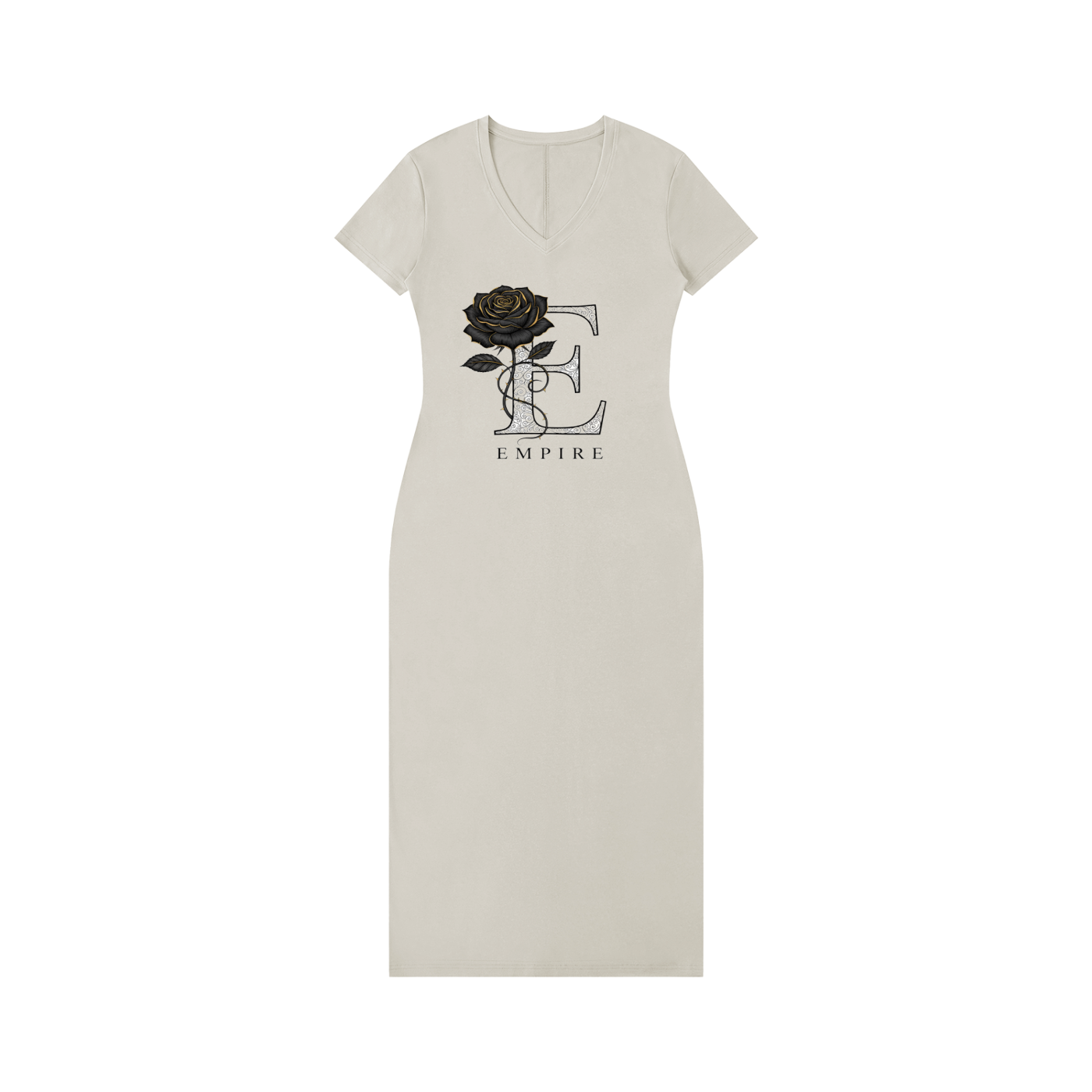 EMPIRE V-Neck Maxi Dress — Premium Women's Luxury Wear