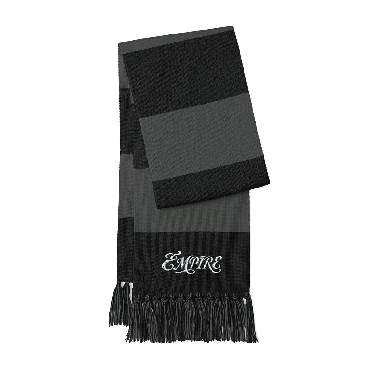 EMPIRE Women's Embroidered Fringed Scarf — Team Spirit
