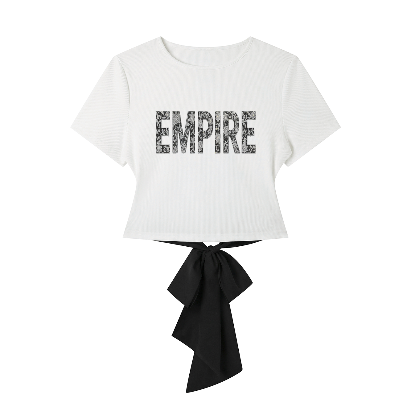 EMPIRE Slim Fit Boatneck T-Shirt — Premium Women's Streetwear