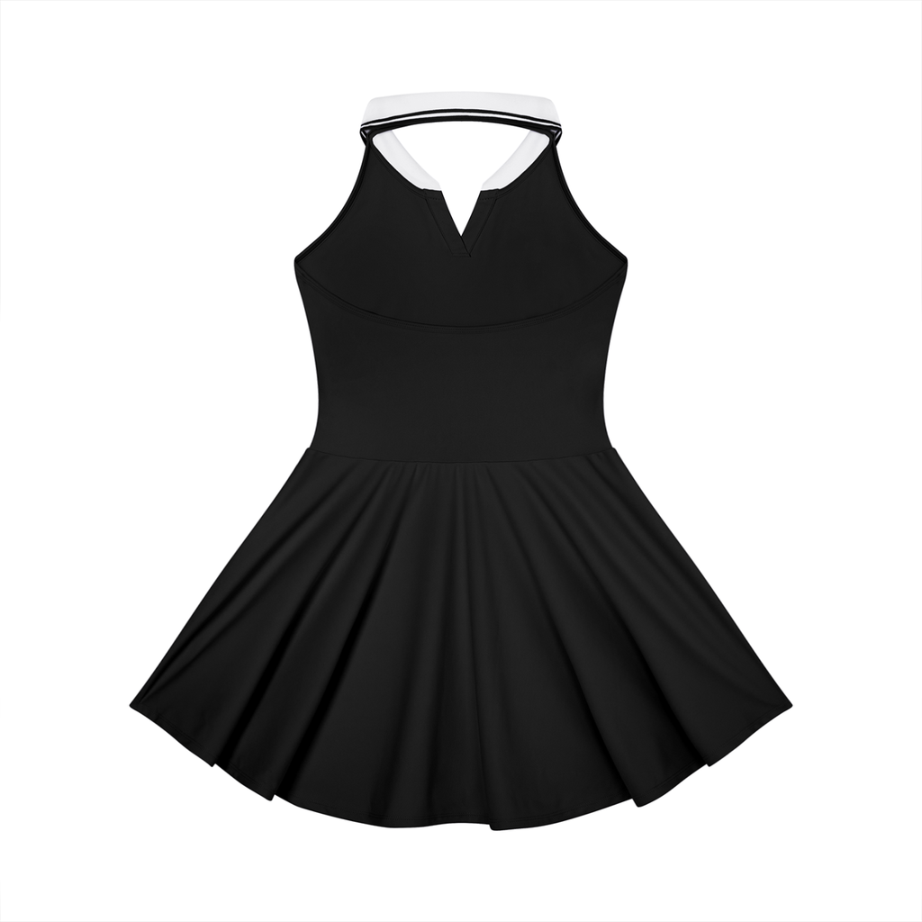 EMPIRE Collared Halter A-Line Tennis Dress — Court Presence
