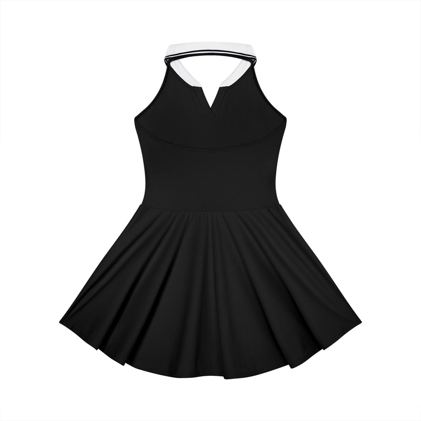 EMPIRE Collared Halter A-Line Tennis Dress — Court Presence