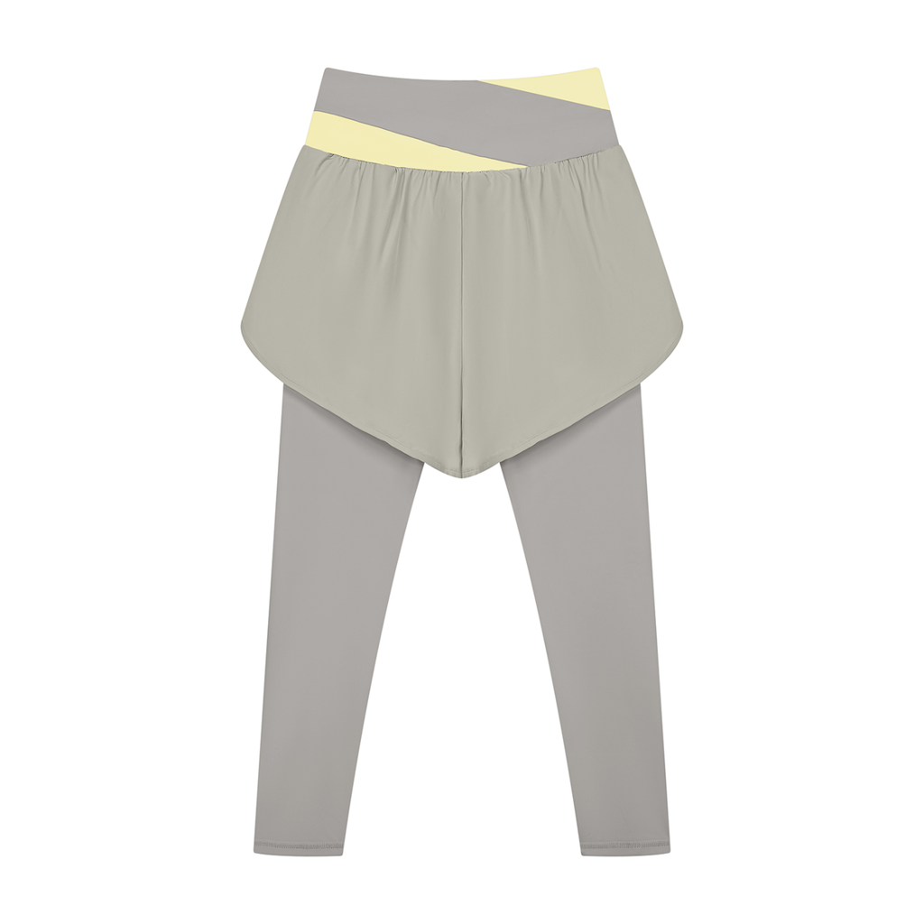 EMPIRE Gold Reflect Flare Yoga Leggings — Reflective Flow