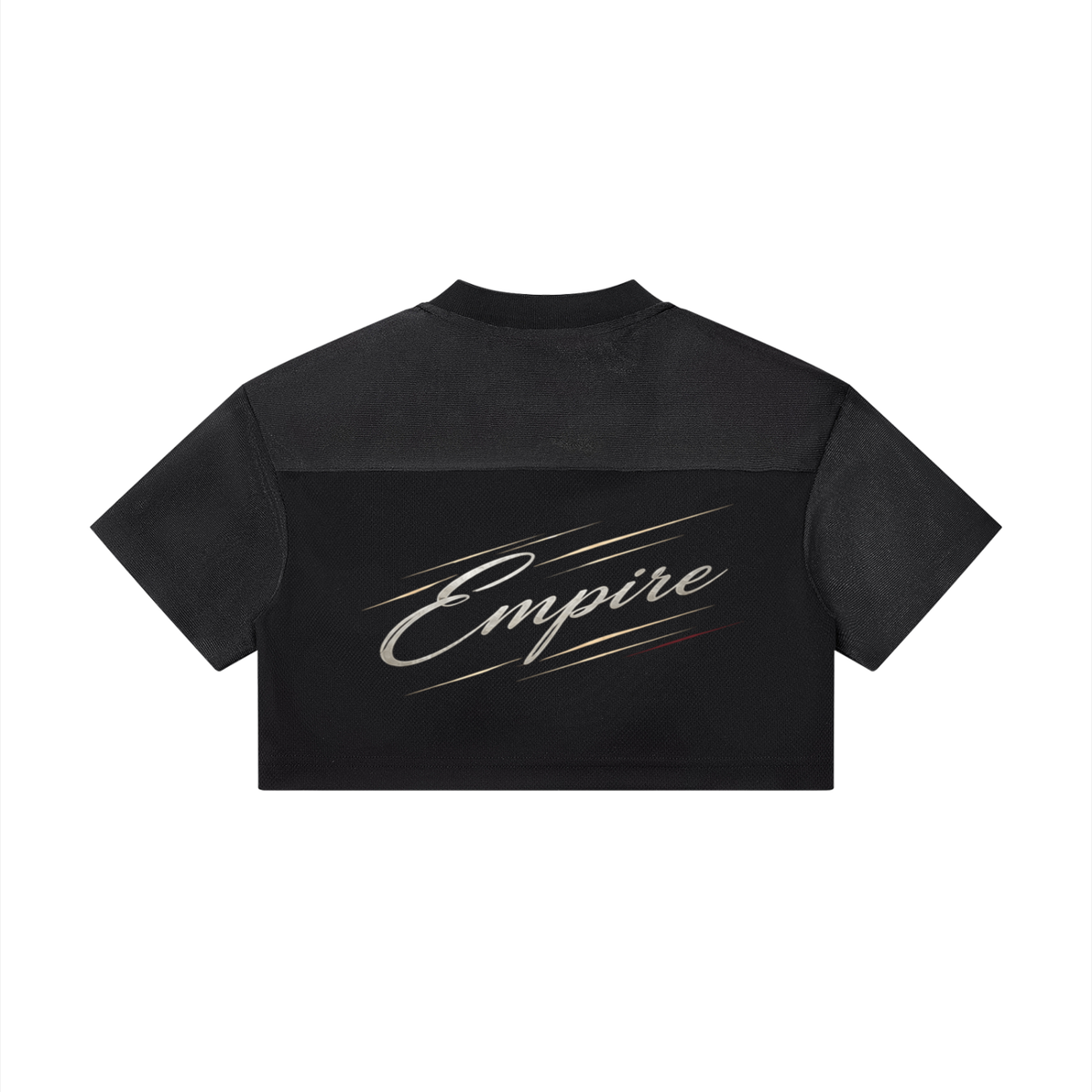 EMPIRE Women's Cropped V-Neck Jersey — Courtline Signature