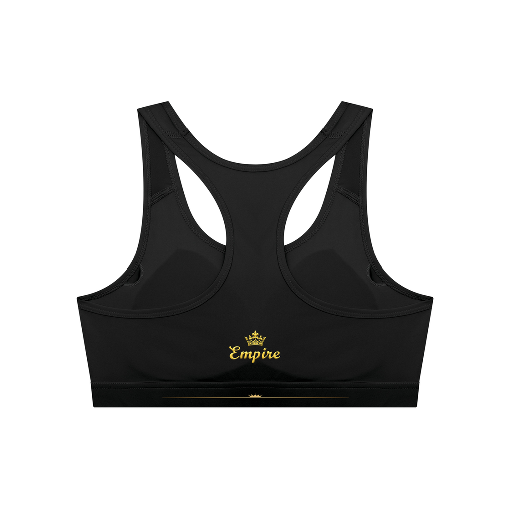 EMPIRE Cropped Sports Bra — Premium Women's Activewear