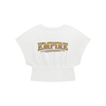 EMPIRE Women's Cropped Dolman Top — Golden Signature