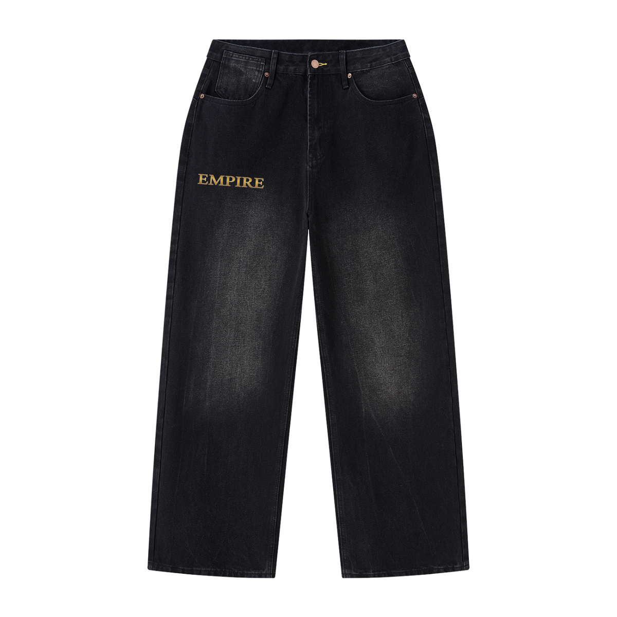 EMPIRE Vintage Wash Wide-Leg Jeans — Street Form