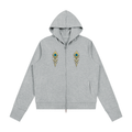 EMPIRE Women's Waffle Full-Zip Hoodie — Empire Midnight Peacock