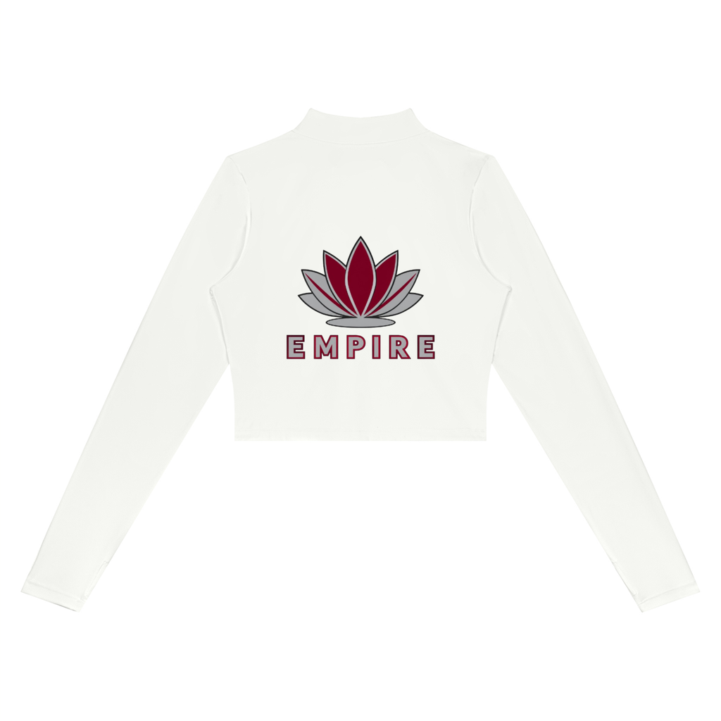 EMPIRE Women's Cropped Zip Sports Jacket — Empire Lotus