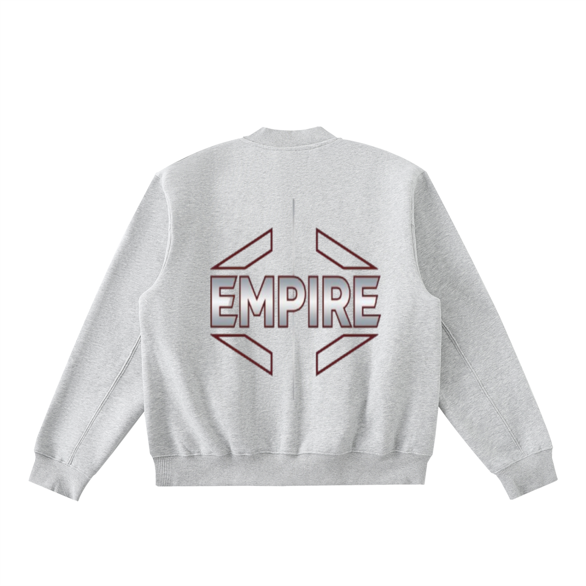 EMPIRE Men’s Fleece Zip-Up Varsity Jacket — Axis Crest