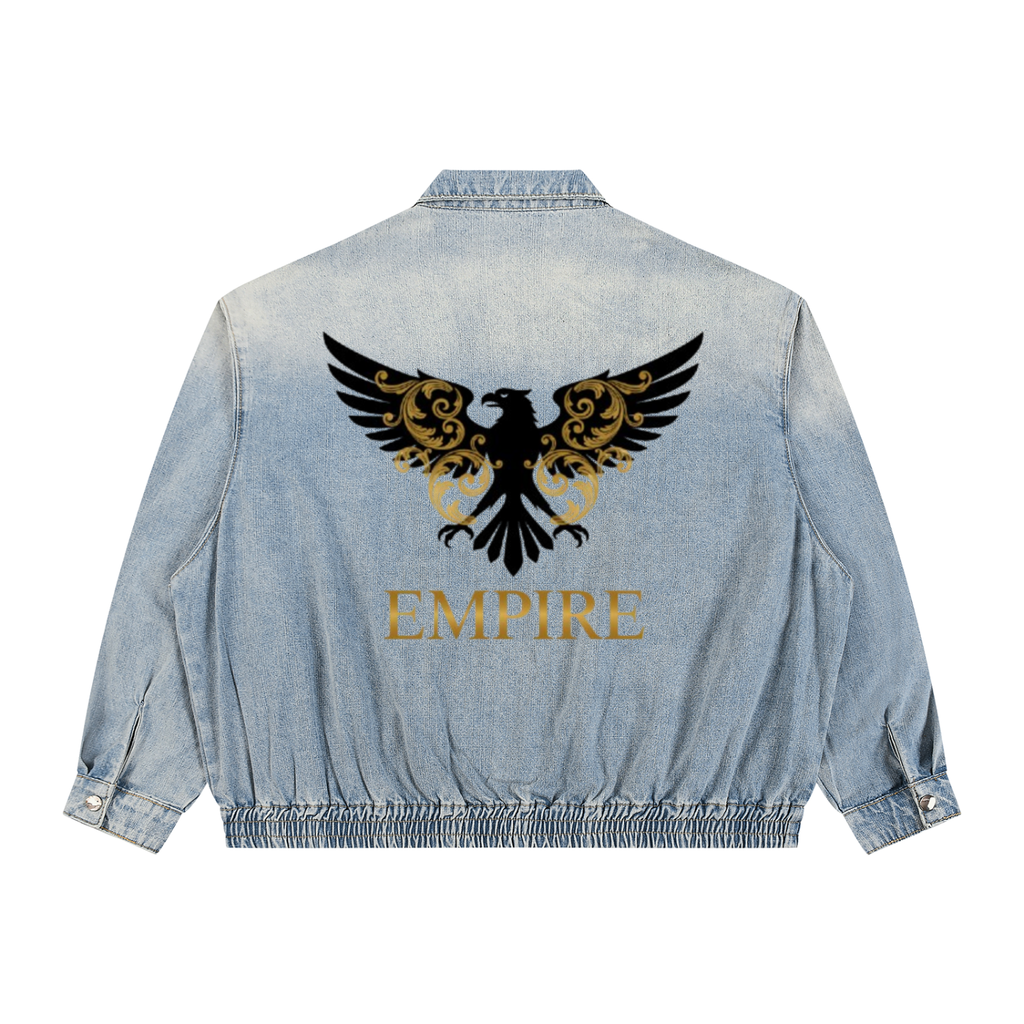 EMPIRE Men’s Vintage-Wash Denim Jacket — Urban Fade