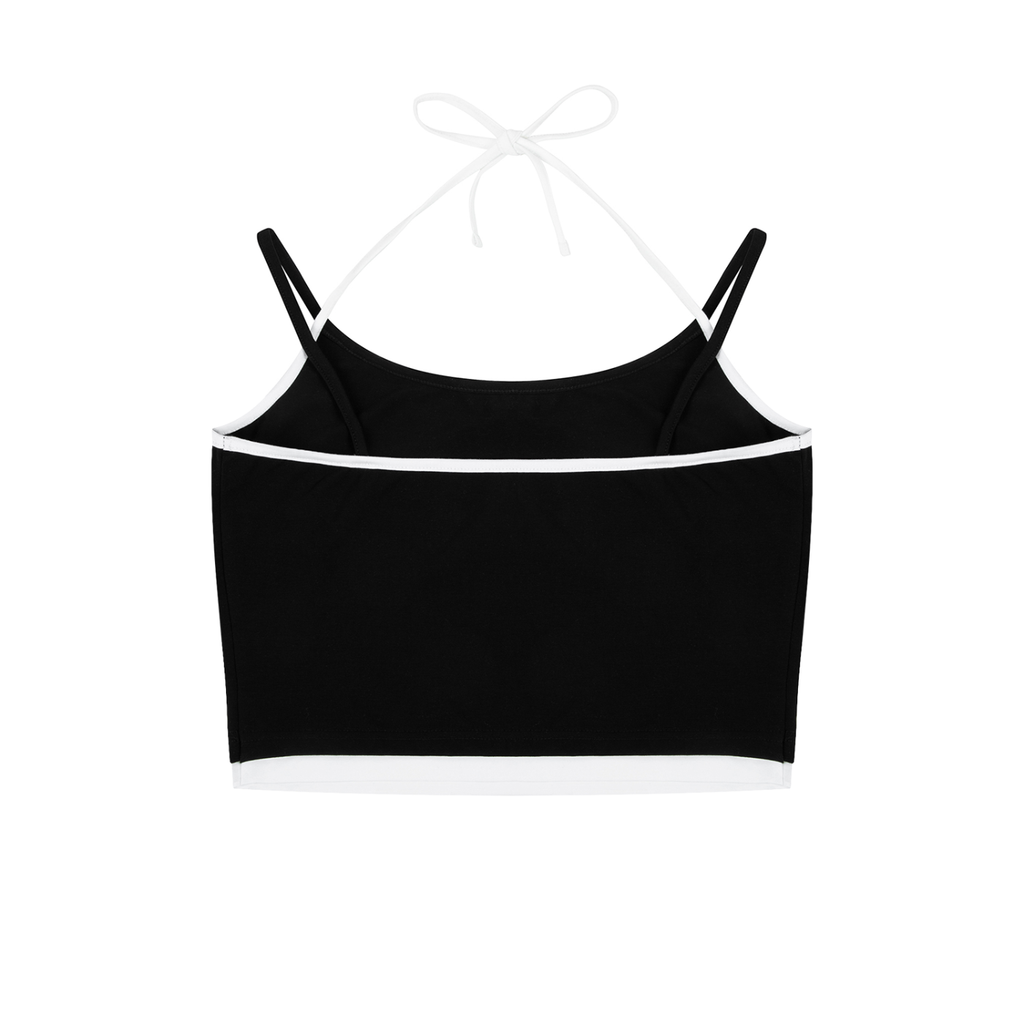 EMPIRE Women Halter Tank Top — Contrast Binding Collection
