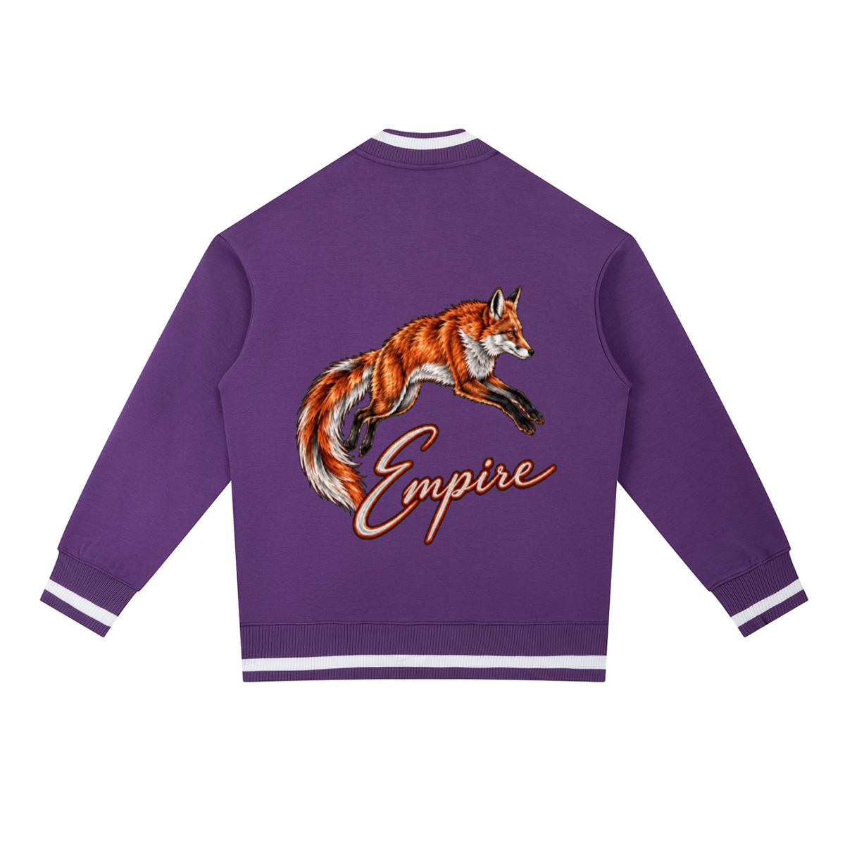 EMPIRE Women's Contrast-Piping Zip Bomber Jacket — Empire Fox