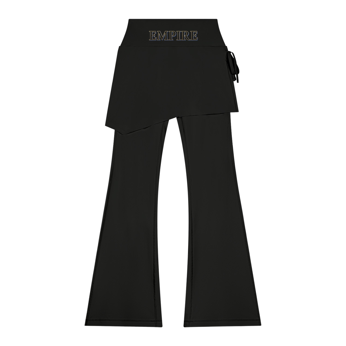 EMPIRE Gold Reflect Flare Yoga Leggings — Studio Motion