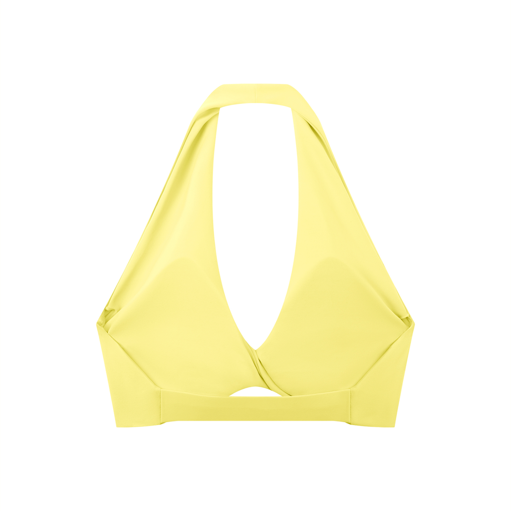 EMPIRE Pleated Halter Sports Bra — Premium Women's Activewear