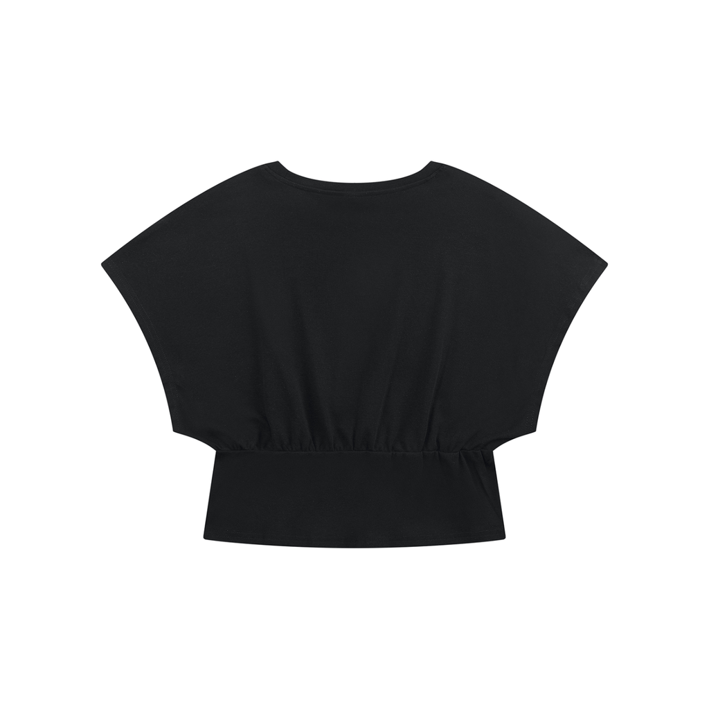 EMPIRE Women's Cropped Dolman Top — Golden Signature