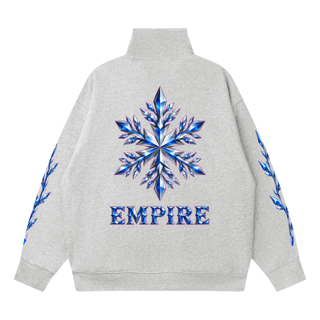 EMPIRE Women's Quarter-Zip Drop-Shoulder Sweatshirt — Empire Givre