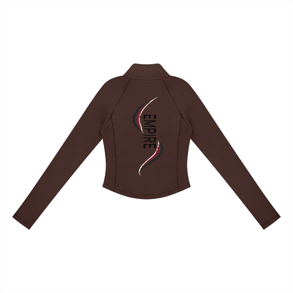 EMPIRE Women's Quarter-Zip Yoga T-Shirt — Flowline