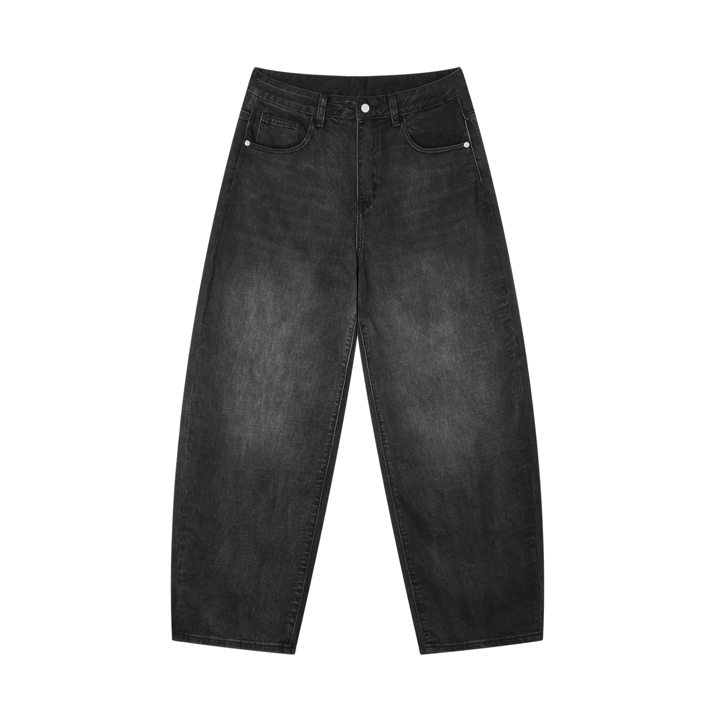 EMPIRE Sunfade Vintage Wash Barrel Leg Jeans — Raw Prestige